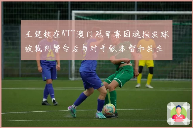 王楚钦在WTT澳门冠军赛因遮挡发球被裁判警告后与对手张本智和发生口角
